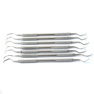 Curettes dentaires professionnelles manuelles en acier inoxydable, instruments d'hygiène buccale, examen dentaire, traitement, soins parodontaux - Product Image 2
