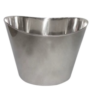 Cubo para hielo de acero inoxidable más vendido con asas de cuero, diseñado para un alto rendimiento y fiabilidad - Product Image 2