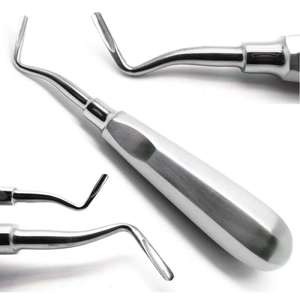 Élévateurs apicaux dentaires en acier de haute qualité pour extraction, modèle Del Left, certifiés CE par Grip Surgical - Product Image 5