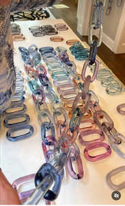 Cadena de decoración de pared Art Deco Artículo de resina Artículo decorativo para habitación más adorable con precio de venta completo en India - Product Image 3