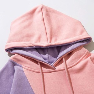 Sweat-shirt à capuche surdimensionné pour femme, col roulé, en molleton doux et épais en coton de haute qualité, personnalisable en gros - Product Image 5
