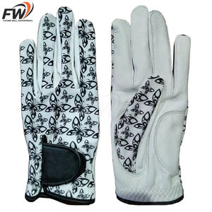Guantes de Golf con Logotipo Personalizado, Empaque, Palma de Cuero Cabretta, Suaves, para Hombre, Blancos, Color OEM, Material, Origen, Talla - Product Image 1