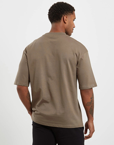 T-shirts de sport pour hommes, unis, amples, respirants, à manches courtes, en coton, pour la gym, la course, le fitness et la musculation, été - Product Image 2