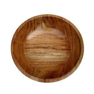 Ensaladera de madera de acacia de alta calidad, perfecta para ensaladas, verduras y centro de mesa decorativo único, venta directa de fábrica al por mayor - Product Image 2