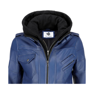 Premium <b>Women</b> Leather <b>Jacket</b> with Stand Collar Durable Genuine Leather and Wholesale MOQ Available - Product Image 4