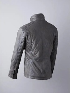 <b>Mens</b> Rusland Dark Brown <b>Leather</b> <b>Jacket</b> - Product Image 3