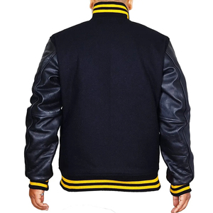 Plus Size Unisex Varsity Bomber <b>Jacket</b> Casual <b>Waterproof</b> Thick Patchwork Front Logo Wholesale - Product Image 2