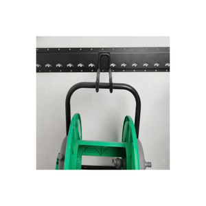 Crochet de garage double en acier robuste, système de rangement mural de qualité supérieure, capacité 45 lb, pour équipement sportif GAPGAR008 - Product Image 1