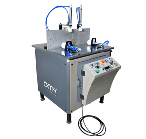 Machine de fraisage et de perçage semi-automatique à tête unique en acier inoxydable AMV ENGINEERING pour profilés de portes/fenêtres - Product Image 2