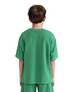Conjunto de Camiseta y Pantalones Cortos Personalizados para Niños y Niñas, 100% Algodón Transpirable, Tejido de Punto, Ropa de Verano, OEM, ODM, Venta al por Mayor, Impresión Digital Personalizada - Product Image 3
