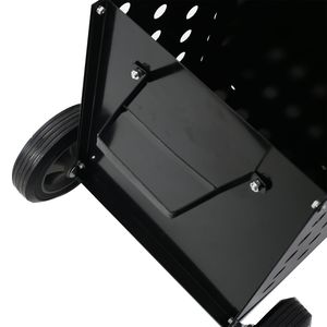 Carrito de Leña Resistente con Función de Rodamiento de Leños para Chimenea, Carrito de Almacenamiento de Leña para Interiores y Exteriores - Product Image 3