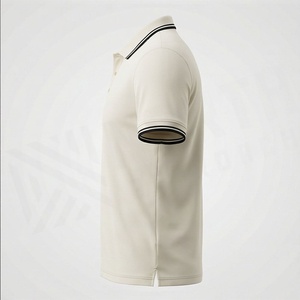Promotional Men Clothing Polo T-Shirt Combed Cotton Good Looking Collar Breathable <b>Golf</b> <b>Tops</b> Customized Color Apparel - Product Image 3