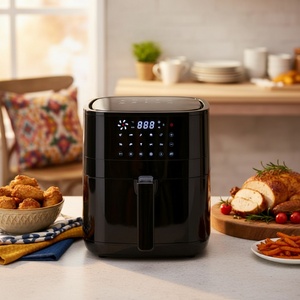 Friteuse à air chaud électrique sans huile Sudex CKZ-2112B XL 5L, appareil de cuisson sain pour des repas croustillants et faibles en gras - Product Image 4