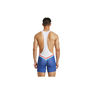 OEM High Elasticity Spandex Polyester Wrestling Suit <b>Mens</b> Custom Sublimation Printed Team Wrestling <b>Singlet</b> - Product Image 3