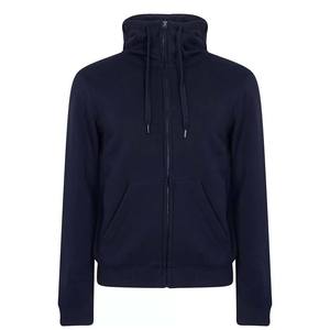 Latest Design Men's <b>Navy</b> Blue Pullover Hoodie Regular Fit Casual Fleece Knitted Eco-Friendly <b>Sweatshirt</b> Front Pockets Winter - Product Image 1