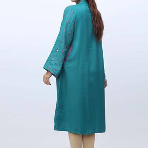Chemise en acrylique brodée PW3011 1PC Robe de cocktail élégante avec broderie complexe - Product Image 1