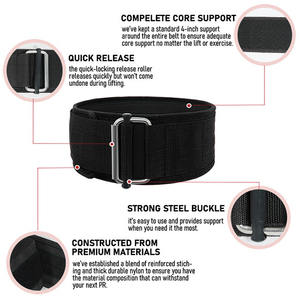 Ceinture de musculation réglable en néoprène pour le dos – Nouveauté, la plus vendue - Product Image 6
