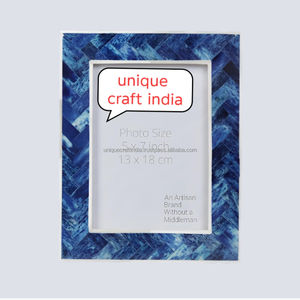 Marco de Fotos Arqueado de Madera Hecho a Mano con Acabado Minimalista en Color Marfil, Decoración Moderna y Elegante para Mesa - Product Image 2