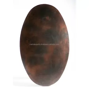 Table à manger ronde de luxe de designer, plateau en marbre, structure en acier inoxydable, fournisseur Zahid Exports, fabrication artisanale, style moderne pour salon - Product Image 1