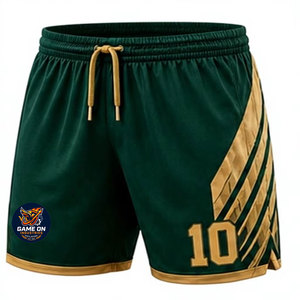New Custom Color Sports Team <b>Soccer</b> Shorts 100% Polyester Lightweight Breathable Sweat-Wicking Quick Dry Custom Team Name Unisex - Product Image 1