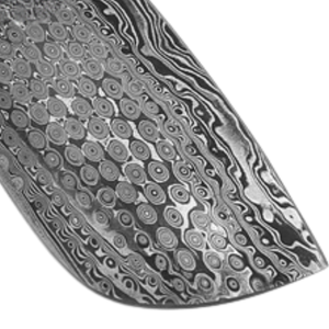 Couteaux de cuisine polyvalents avec lame à motif Damas faite à la main et manche en bois confortable pour la préparation quotidienne des repas - Product Image 5