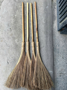 Balai de nettoyage pour écurie, écologique, en fibres de coco, avec manche en bois d'acacia, Vietchoice - Product Image 4