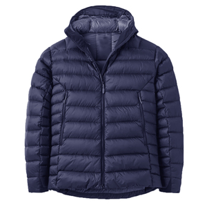 Vestes matelassées à capuche pour hommes, design personnalisé, prix de gros, doudounes épaisses à bulles - Product Image 1
