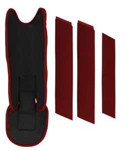 Protector de Espinilla de Béisbol Profesional Más Popular, Duradero, de PU y Nailon, con Doble Correa Elástica, Vornex Industry - Product Image 5
