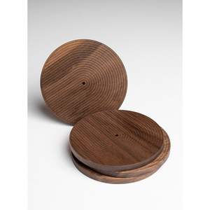 Sous-verre en bois d'acacia de qualité supérieure, vaisselle en bois pour servir le thé, le café et les boissons, protège les surfaces de table - Product Image 1