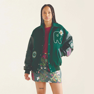 Trending Lightweight Breathable Knitted Blank Custom Logo Women College Varsity Letterman Jacket for Casual Streetwear - Product Image 2