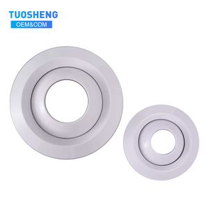 TUOSHENG QP Diseño industrial Ahorro de energía HVAC Caño de bola de aluminio motorizado Boquilla de chorro Difusor Montado en la pared Personalizable - Product Image 5