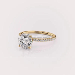 Top Selling Moissanite Engagement <b>Ring</b> for Premium Jewelry Collection Anniversary Occasion and Romantic Present For Sale - Product Image 6