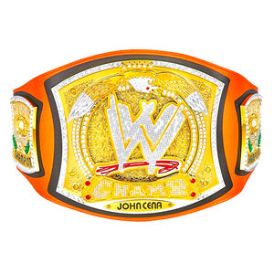 Ceinture de champion du monde poids lourd John Cena - 100% cuir de vache, boucle en alliage, imperméable, confortable, design 3D, personnalisable - Product Image 1