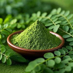 Poudre de feuilles de Moringa naturelle pour l'approvisionnement en ingrédients à base de plantes, poudre de feuilles vertes de qualité supérieure pour l'alimentation, les boissons et la vente au détail - Product Image 3