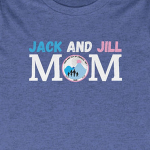 T-shirt pour femme en coton doux à manches courtes et col rond, motif « Family Legacy » bleu chiné, design « Mom », vêtement décontracté et tendance pour tous les jours - Product Image 3