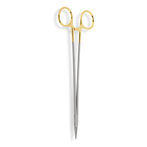 Top Quality Needle Holder Forceps Size 9 Inch Half Gold Stainless Steel Surgical Suture Debakey Needle Forceps <b>Cheap</b> Price - Product Image 4