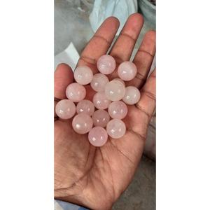 Esferas de Cuarzo Rosa Natural al por Mayor, 15-17 mm, Sin Agujero, Sin Perforación, Decoración para el Hogar, Meditación, Feng Shui, Artesanía con Piedras Preciosas - Product Image 2
