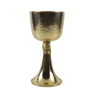 Cáliz Decorativo de Latón para Comunión, para Adoración en el Altar y Suministros Eclesiásticos - Product Image 4