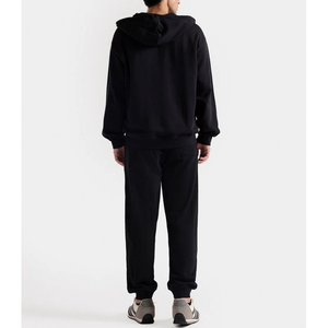 Sweat à capuche tendance en coton 100% avec fermeture éclair, doublure double et poche latérale - Product Image 4