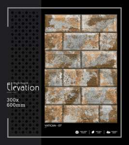 Elegante Azulejo de Porcelana de Alta Profundidad para Pared, 300x600mm, 30x60cm, 12x24, Acabado Mate, Texturizado, Cerámico, Decorativo, para Revestimiento de Paredes - Product Image 1