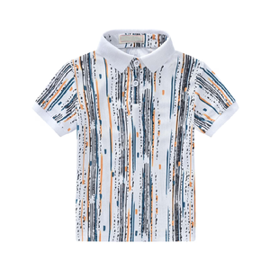 เสื้อโปโลเด็กผู้ชายลำลอง ดีไซน์พิเศษ ผ้าฝ้ายพรีเมียมเนื้อนุ่ม พิมพ์ลาย สวมใส่สบาย - Product Image 5