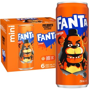 Hot Sale Fantaa Orange Soft Drink 250mL Aluminum Can Refreshing Citrus Flavor Carbonated <b>Beverage</b> Bulk Wholesale Supply - Product Image 1