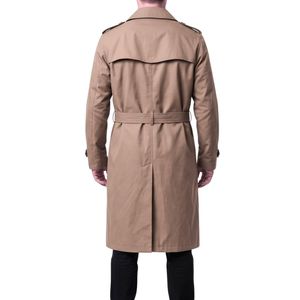 Gabardinas de Lluvia Profesionales Beige Clásicas, Largas, Impermeables, Transpirables, de Alto Rendimiento, de Lujo, para Negocios - Product Image 2