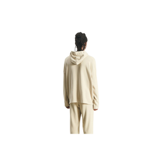 <b>Men's</b> Hooded Sweatshirt Solid Color Cotton French Terry Casual <b>Pullover</b> Autumn Style Oversized Fit Pocket Design - Product Image 2