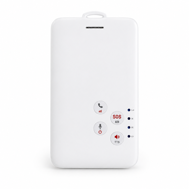 4G GPS Tracker Personnel Tracking Badge with SOS Alarm TTS Voice Broadcast IP65 Rated -20~65 for Worker Safety