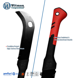 Agriculture Tool Bush Sickle Billhook <b>Brush</b> Hook SK5 blade Sharpened Edge Nylon Fiberglass and TPR Handle Mobility in Outdoor - Product Image 4