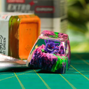 Keycaps Artisanat Forêt Mystique, Keycaps Artisanat Personnalisé, Keycaps Anime Mignons, Keycaps Verts, Ensemble de Keycaps, Keycaps en Bois - Product Image 1