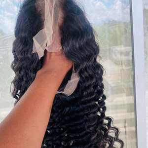 Perruque de luxe en cheveux humains – Sans nœuds et durable – Perruque en cheveux humains indiens bruts – Densité pleine et épaisse - Product Image 4
