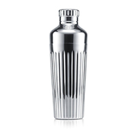 Shaker à cocktails en métal doré pour la maison, les événements, les fêtes, les bars, les boissons, le vin et les cocktails.