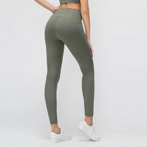 Ensemble de yoga pour femmes 2026 personnalisé avec logo, couleur verte, taille haute, tailles ajustables - Product Image 6